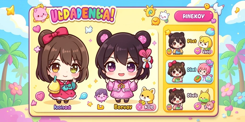 Ilustrasi merangkum fitur multiplayer yang seru di dalam game.