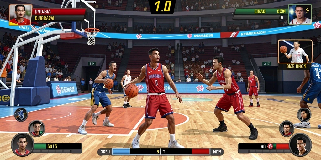 Screenshot interaksi multiplayer yang seru dan kompetitif.