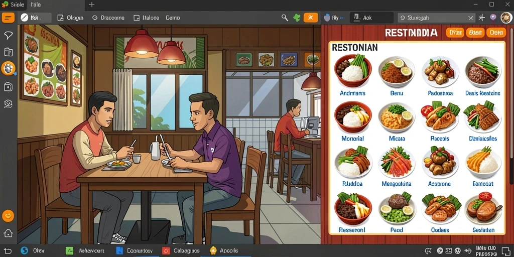 Karakter unik dengan desain yang menarik.