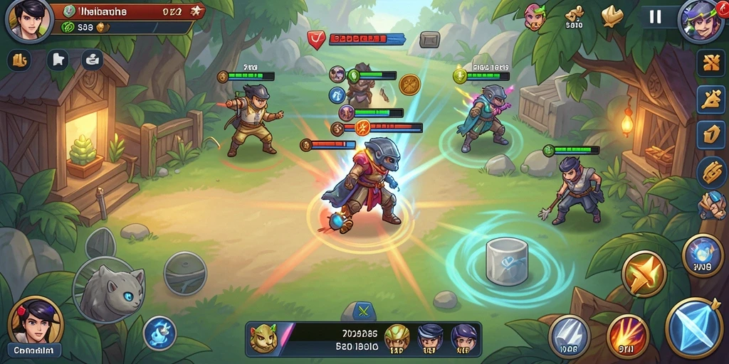 Tantangan seru dalam mode multiplayer.