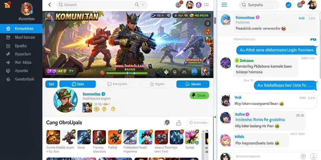 Visualisasi dari item dan senjata yang dapat digunakan dalam permainan.