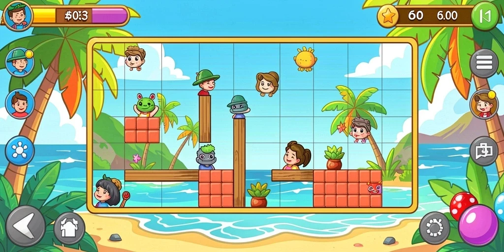 Momen seru saat bersaing dengan teman di multiplayer.