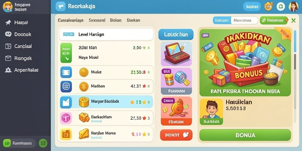 Momen aksi seru dalam permainan.