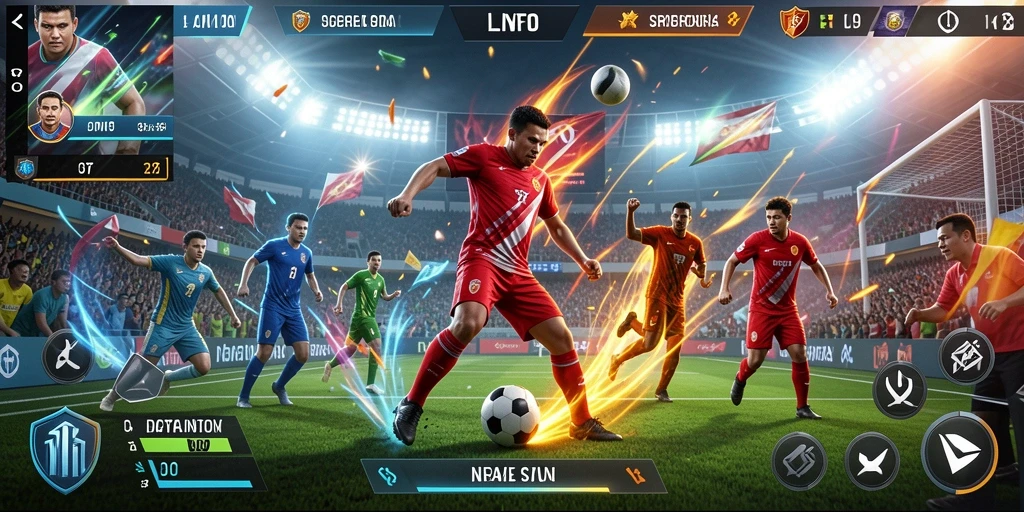 Aktivitas berkompetisi dalam mode multiplayer.