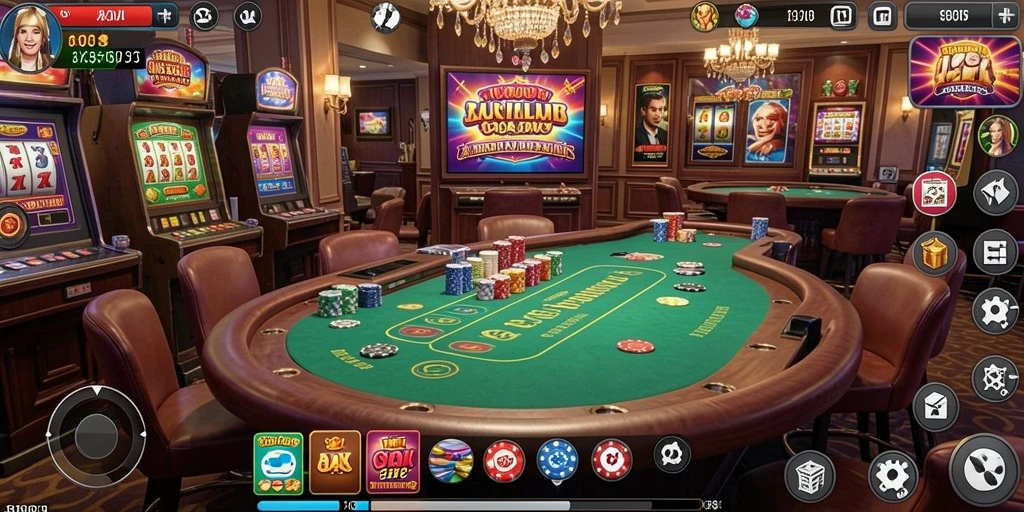 Screenshot menampilkan menu karakter dan item.